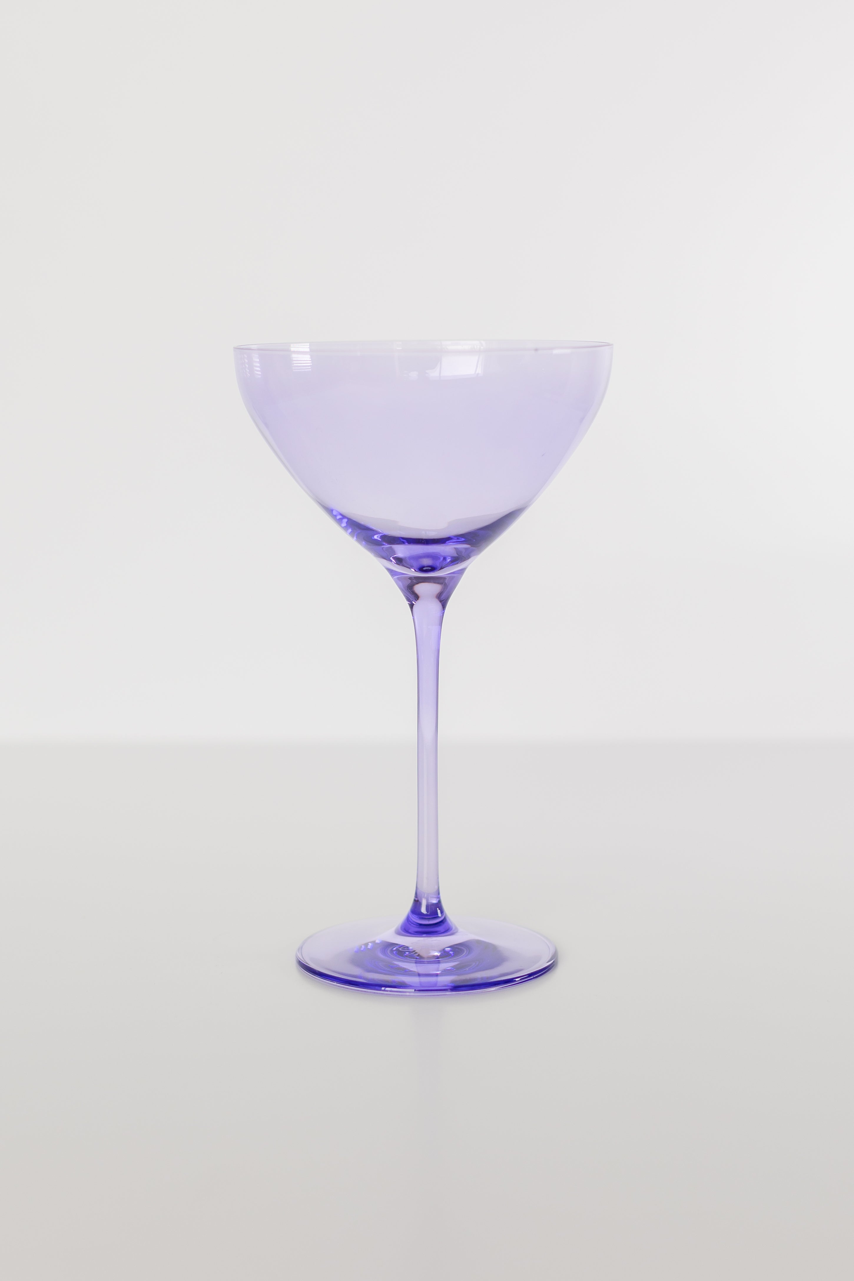 Estelle Colored Glass Estelle Colored Martini Glass - Set of 2 {Lavender} - view 3