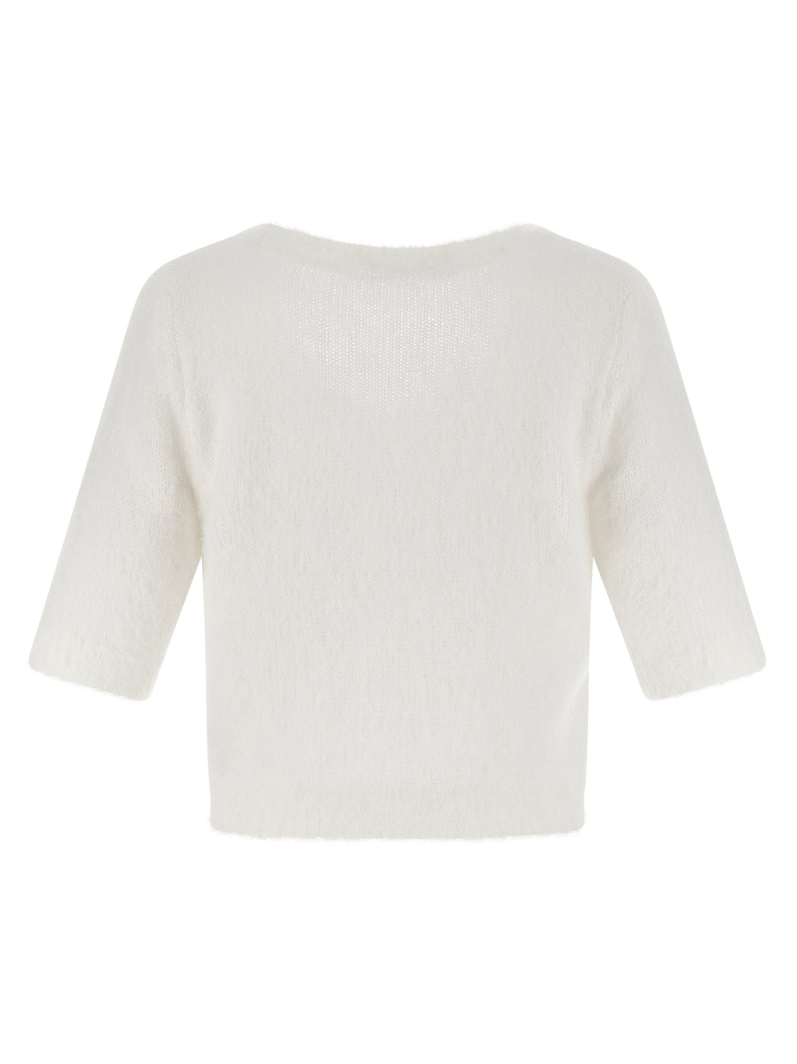 Alessandra Rich Carded Mohair Sweater - view 2