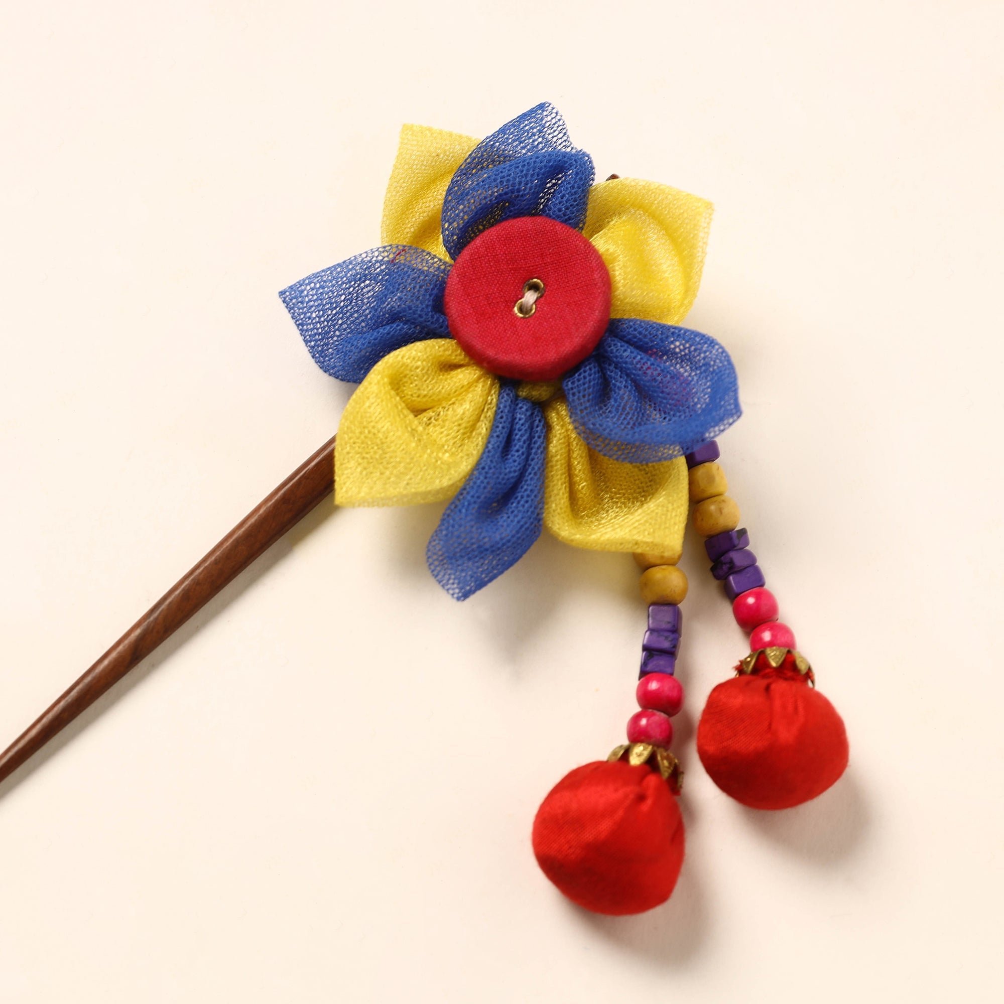 JALPARI Handmade Crochet Wooden Juda Stick 13 - view 2