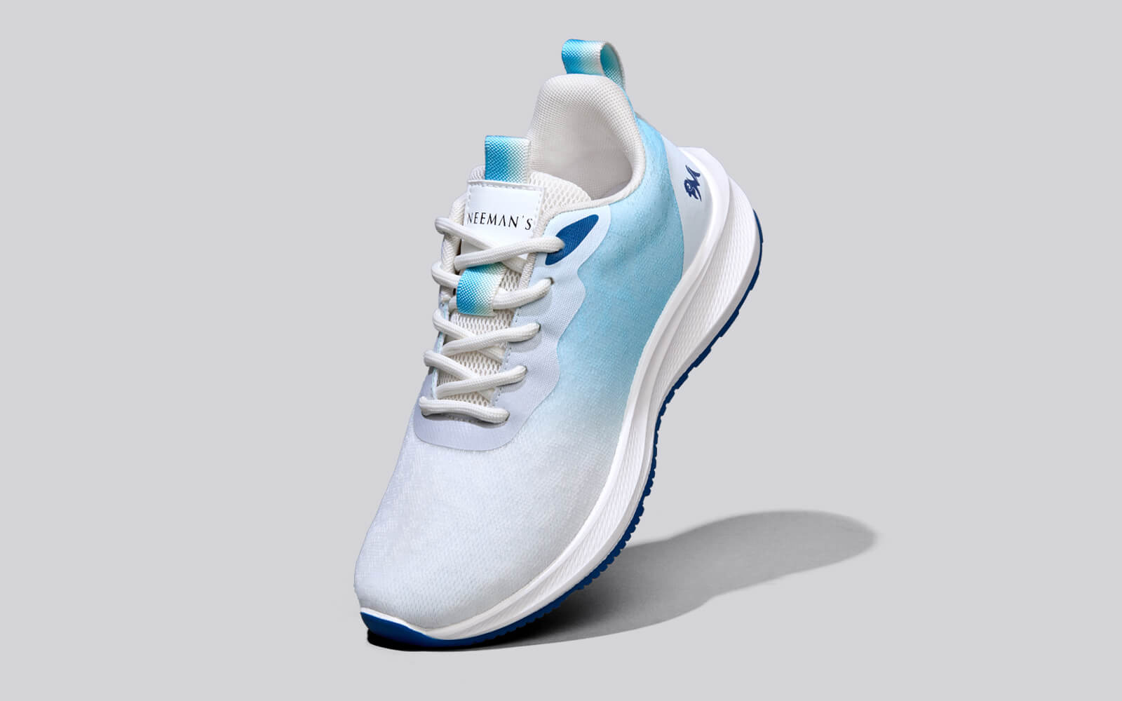 Neeman's The Spiffs : White - Aqua - view 2