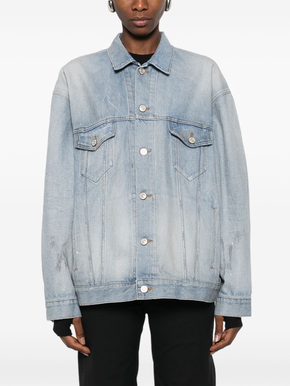 Balenciaga oversized denim cotton jacket – Cotton 100% - view 5