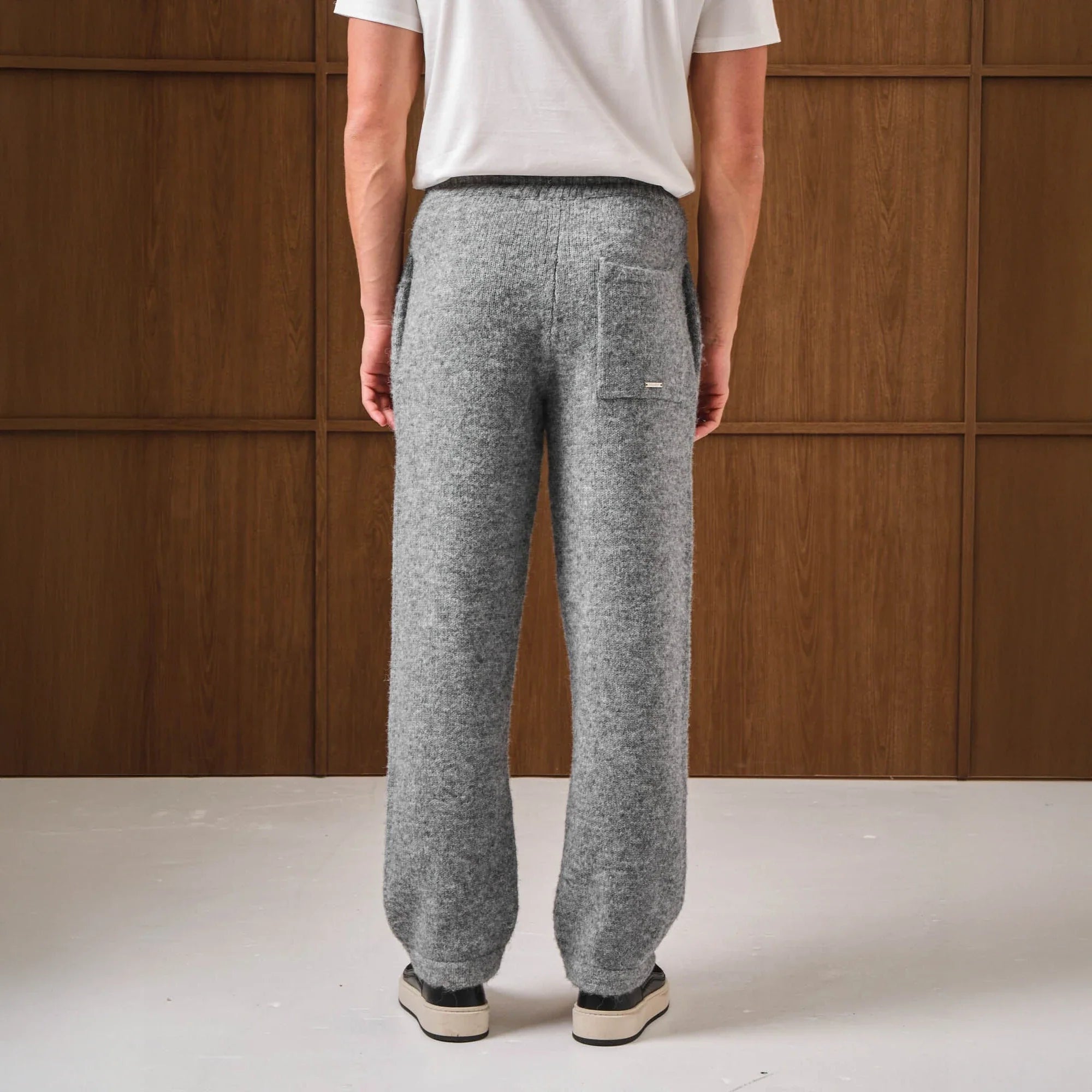 Belier Knitted Grey Sweatpants - view 2