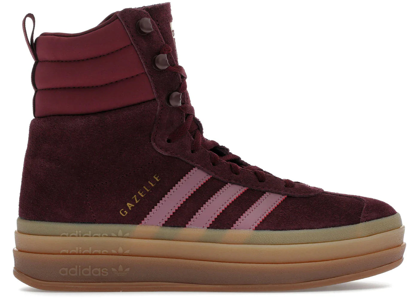 Adidas Gazelle High Maroon Wonder Orchid (Women'S)