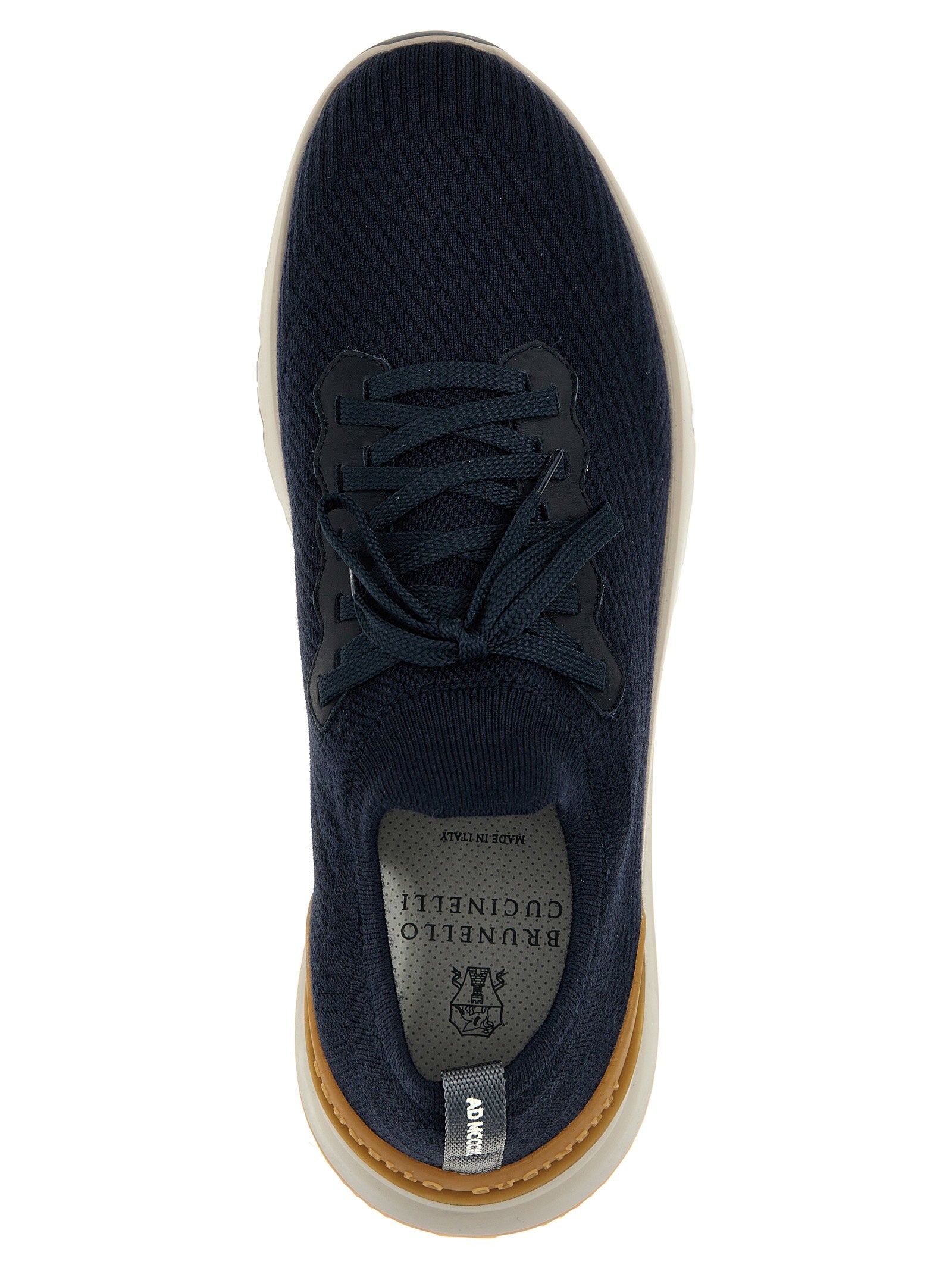 Brunello Cucinelli Knitted Sneakers – 100% wool - view 4