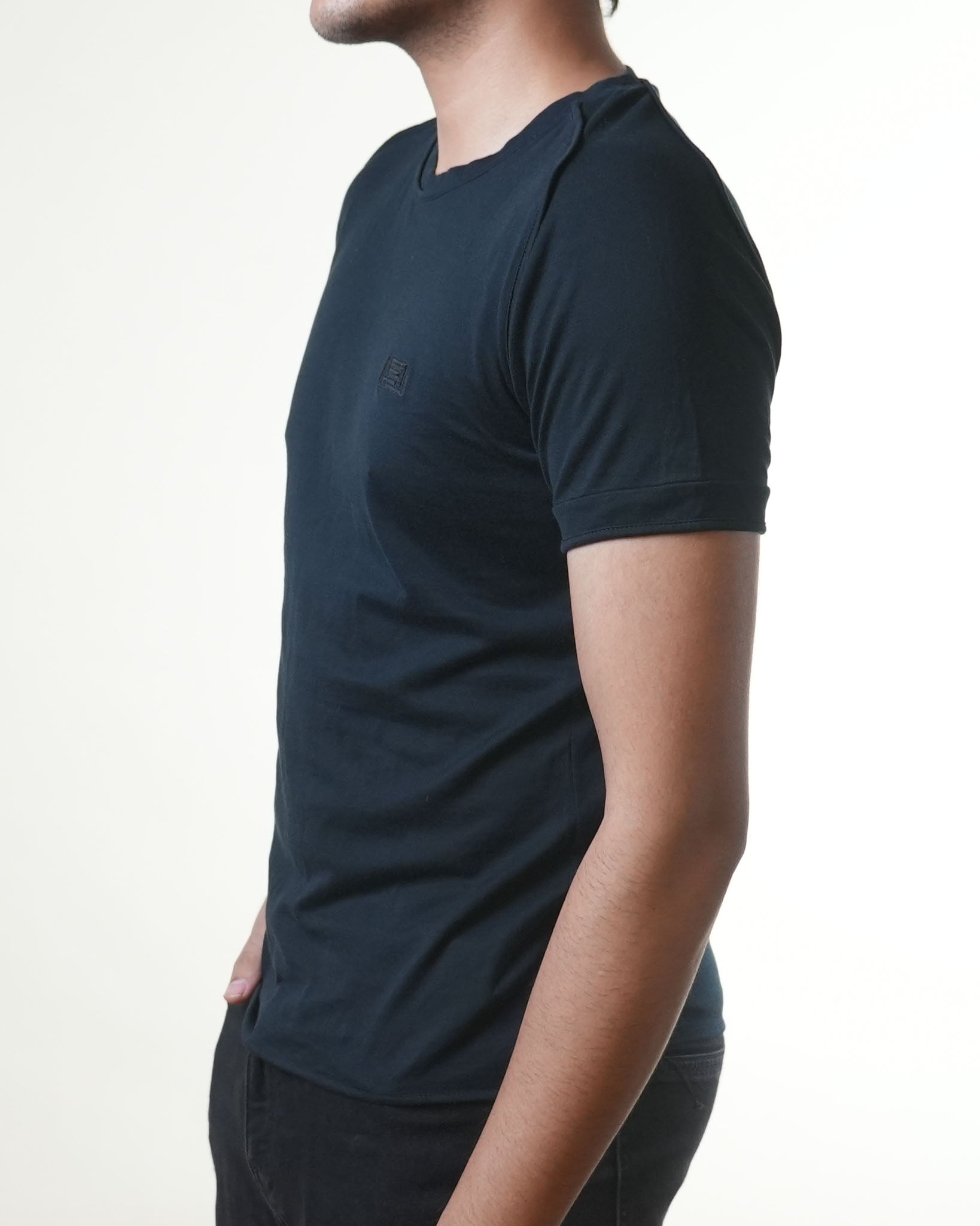 Versace Classic Navy Blue Crewneck Tshirt - view 2