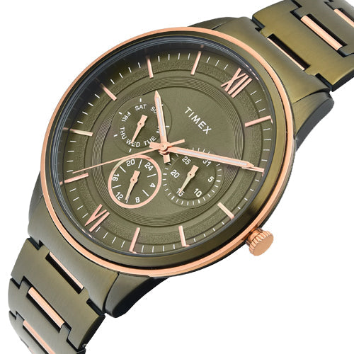 Timex Round Green Dial Analog Men's Watch 42mm TWEG28002 - view 2