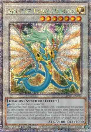Yu-Gi-Oh! Ancient Fairy Dragon - RA01-EN030 - Quarter Century Secret Rare - 1st Edition