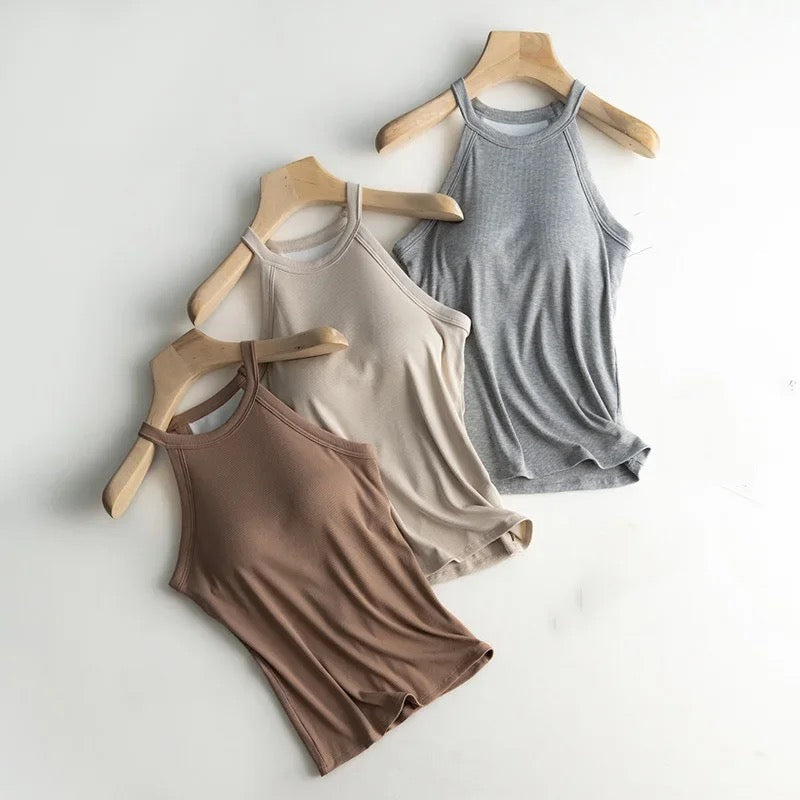 Alamode By Akanksha Dia Tank Tops with Inbuilt Bra