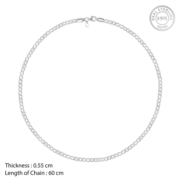 GIVA Jewellery Silver Bravura Chain for Him - view 5