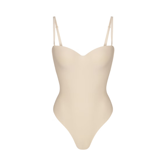 HYPE ELIXIR Skims Body Underwire Thong Bodysuit Sand