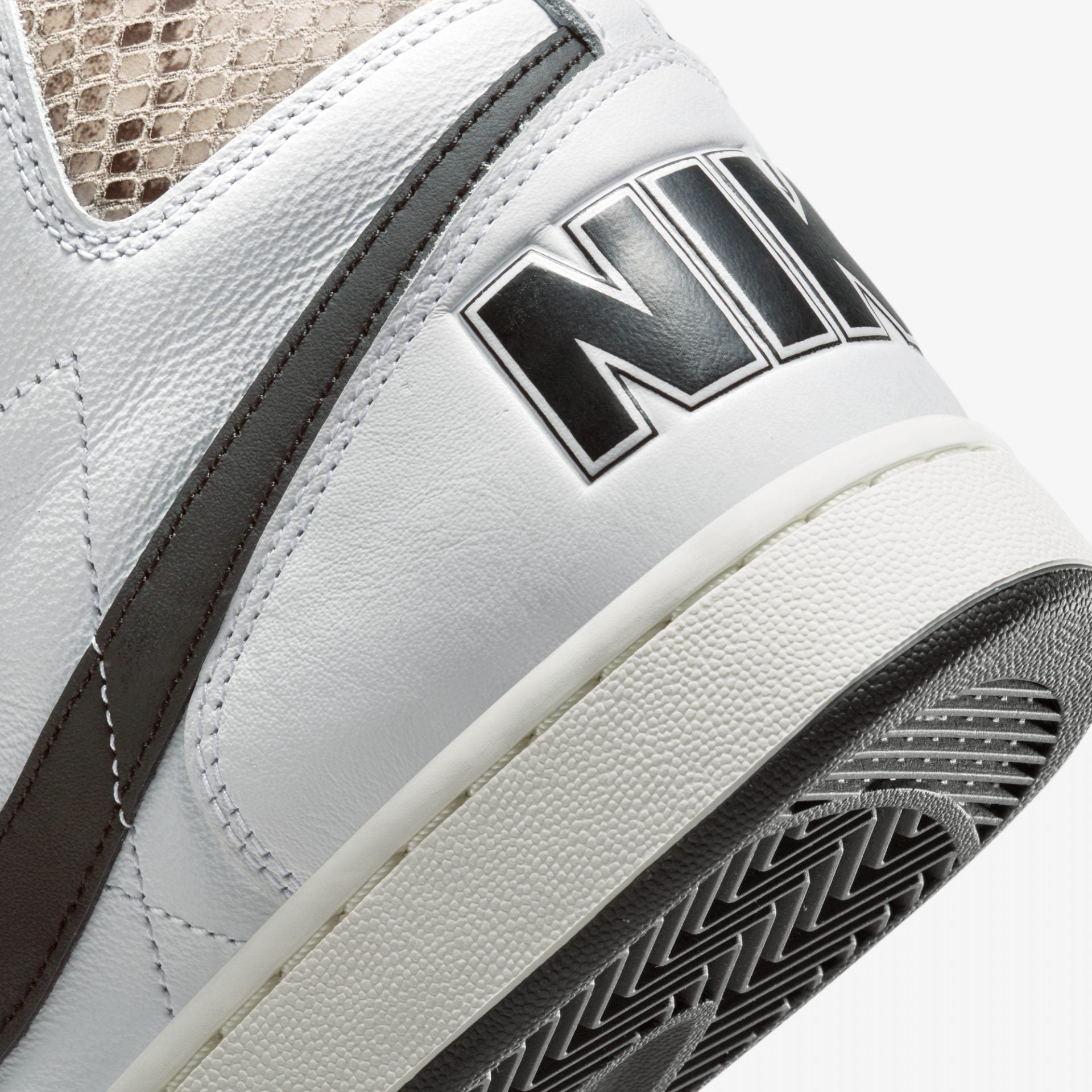 Nike | TERMINATOR HIGH { WHITE/BLACK-SAIL-COCOA - view 4