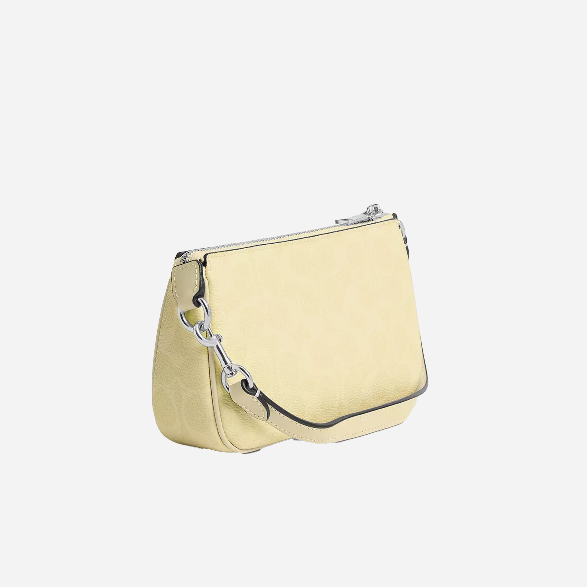 COACH Nolita 19 In Signature Canvas Silver/Hay - view 2