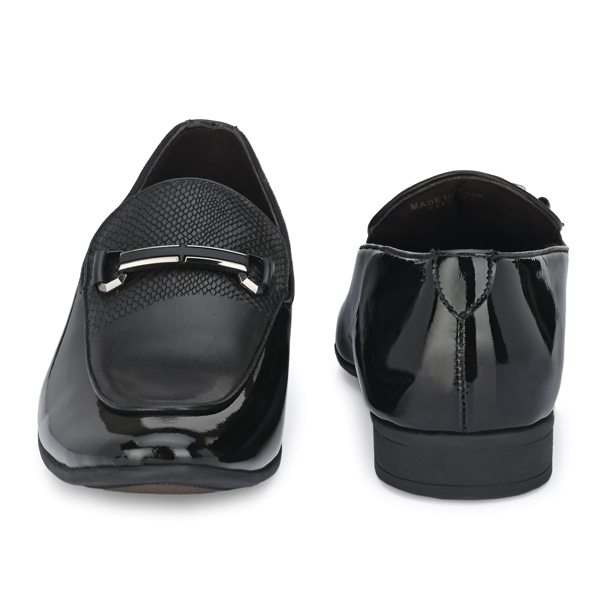 egoss-shoes Egoss Buckled Formal Loafers Shoes For Men - view 2