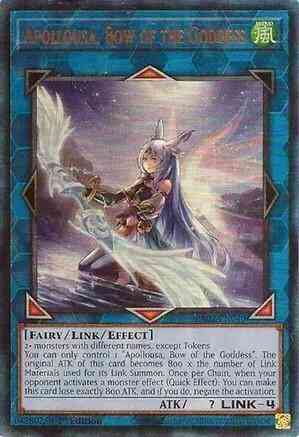 Yu-Gi-Oh! Apollousa, Bow of the Goddess - Alternate Art - RA02-EN040 - Prismatic Ultimate Rare - 1st Edition