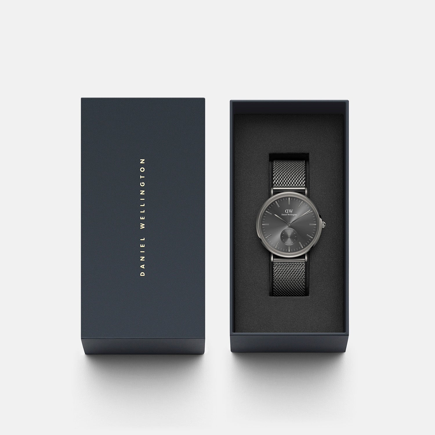 Daniel Wellington Classic Men Quartz Grey Dial Analog Stainless Steel Watch DW00100712K - view 5