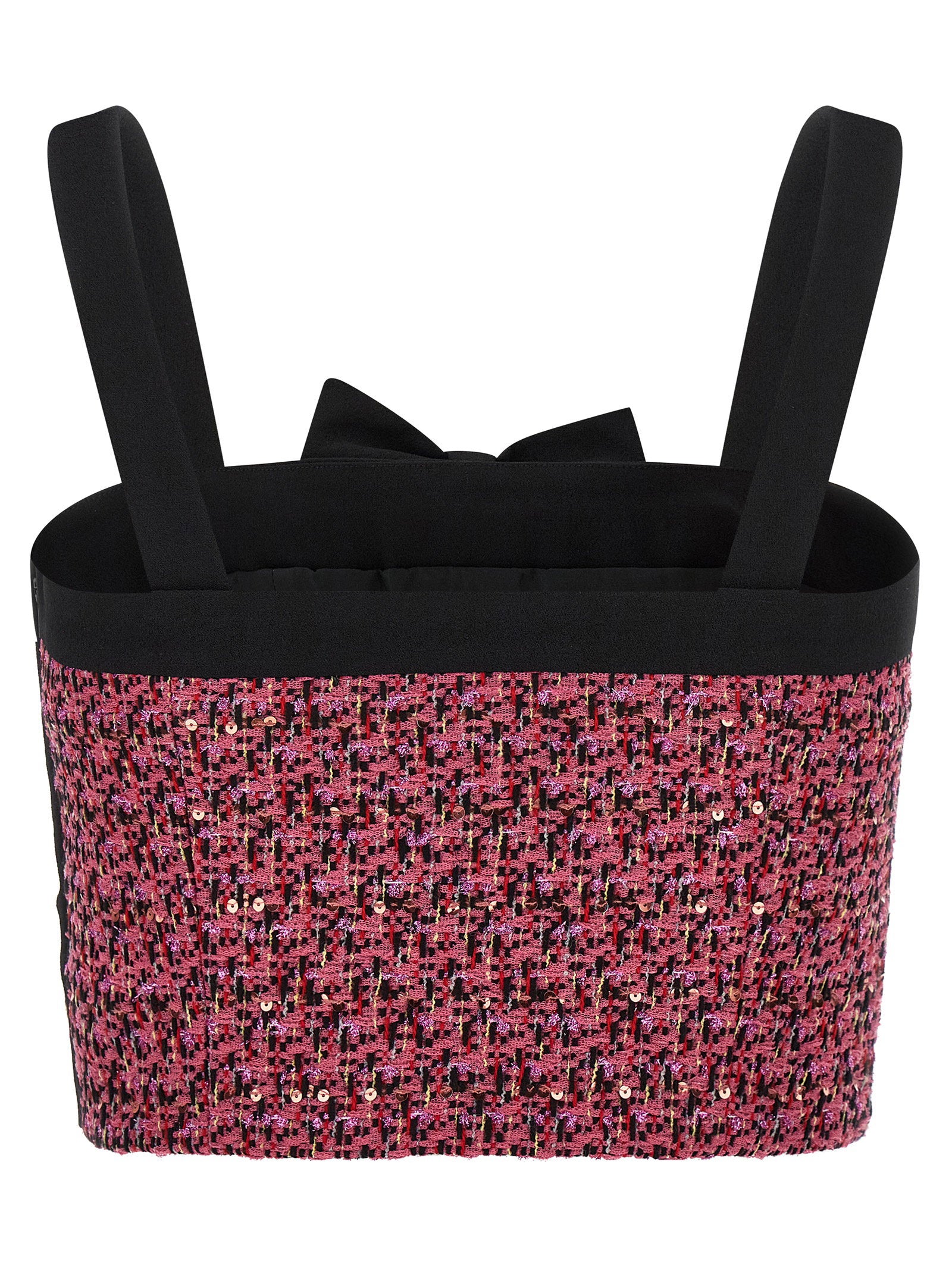 Alessandra Rich Tweed Top - view 2