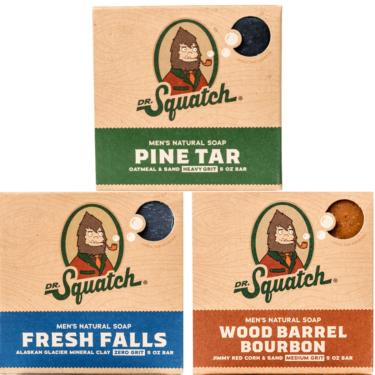 Dr.Squatch by BlackTree Bar Soap 3-Pack