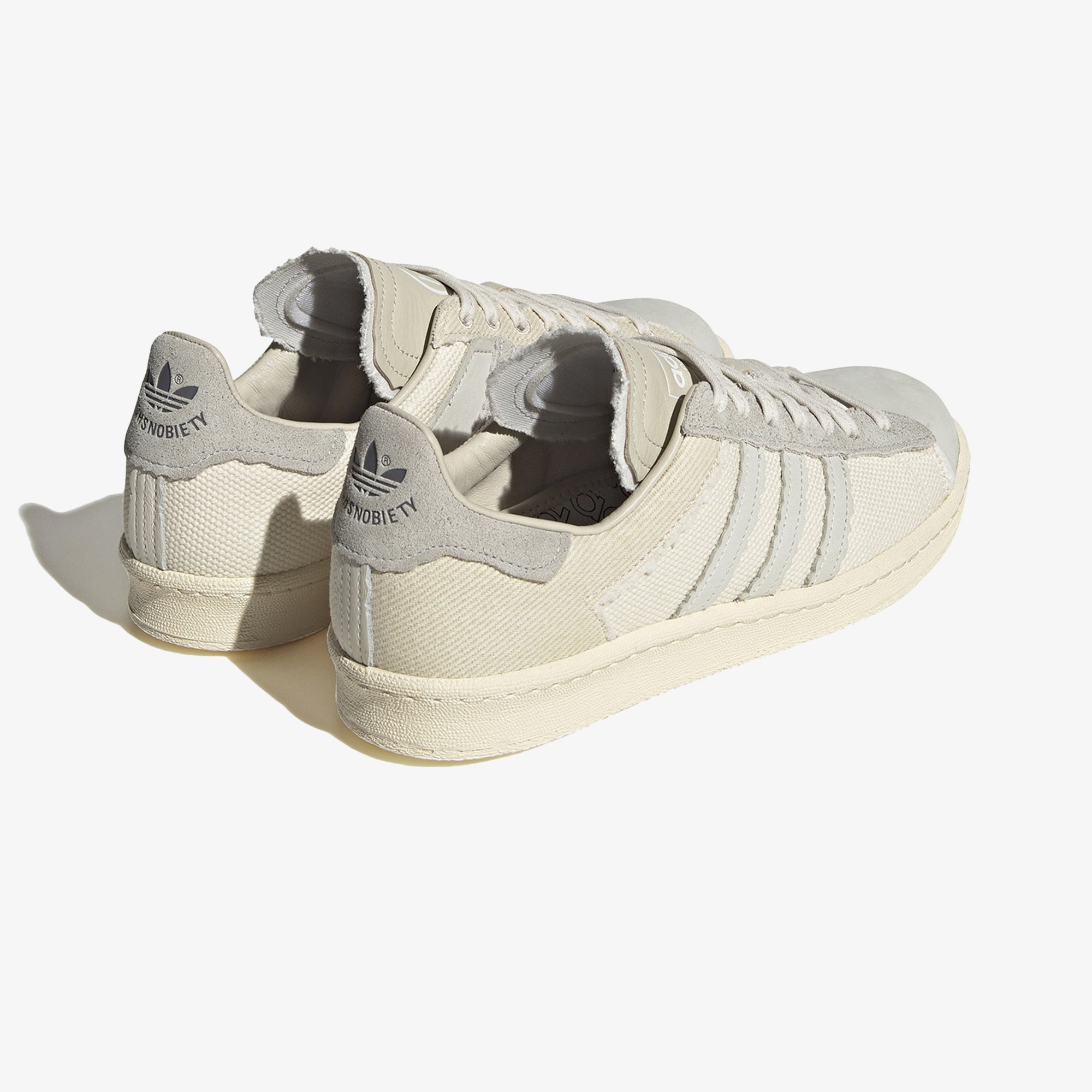 Adidas Originals | CAMPUS HIGHSNOBIETY HIGHART { CRYSTAL WHITE/WHITE TINT/CHALK WHITE - view 4
