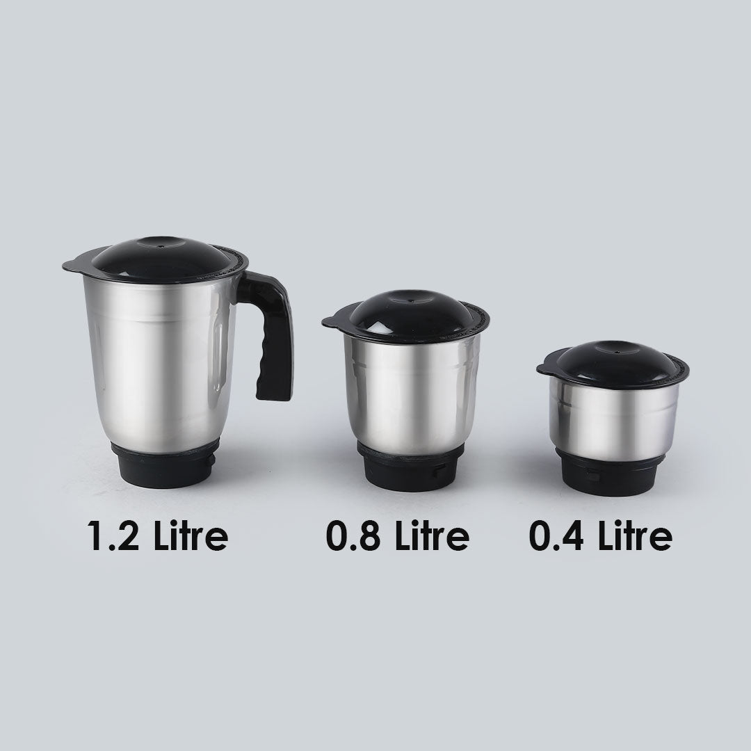 Wonderchef Vietri Mixer Grinder, 550W with 3 Anti-rust Stainless - view 5