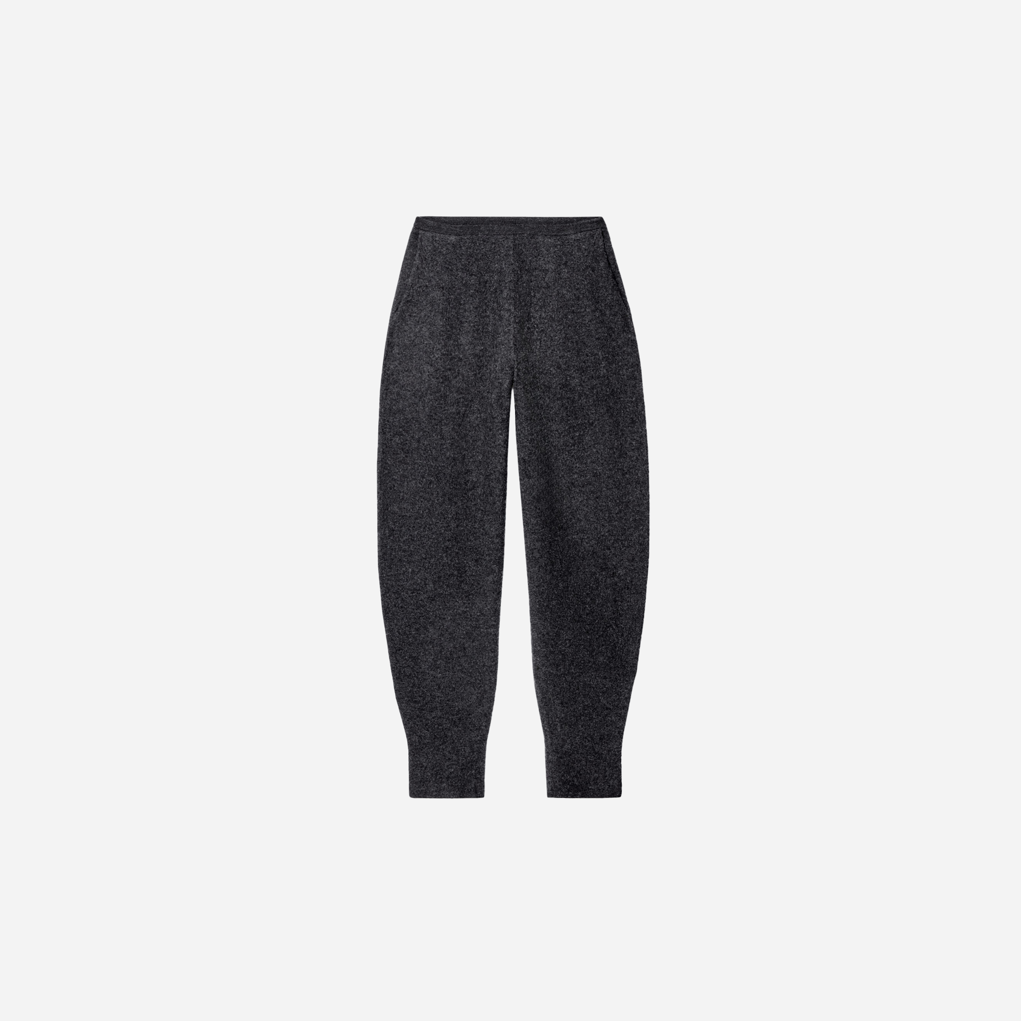Cos Boiled Merino Wool Pants – Charcoal Melange