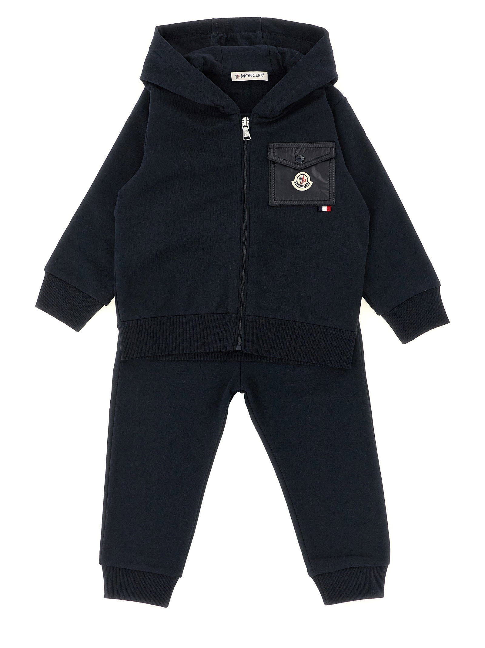 Complete hoodie joggers – Moncler Enfant Complete Hoodie + Joggers – 94% cotton 6% elastane