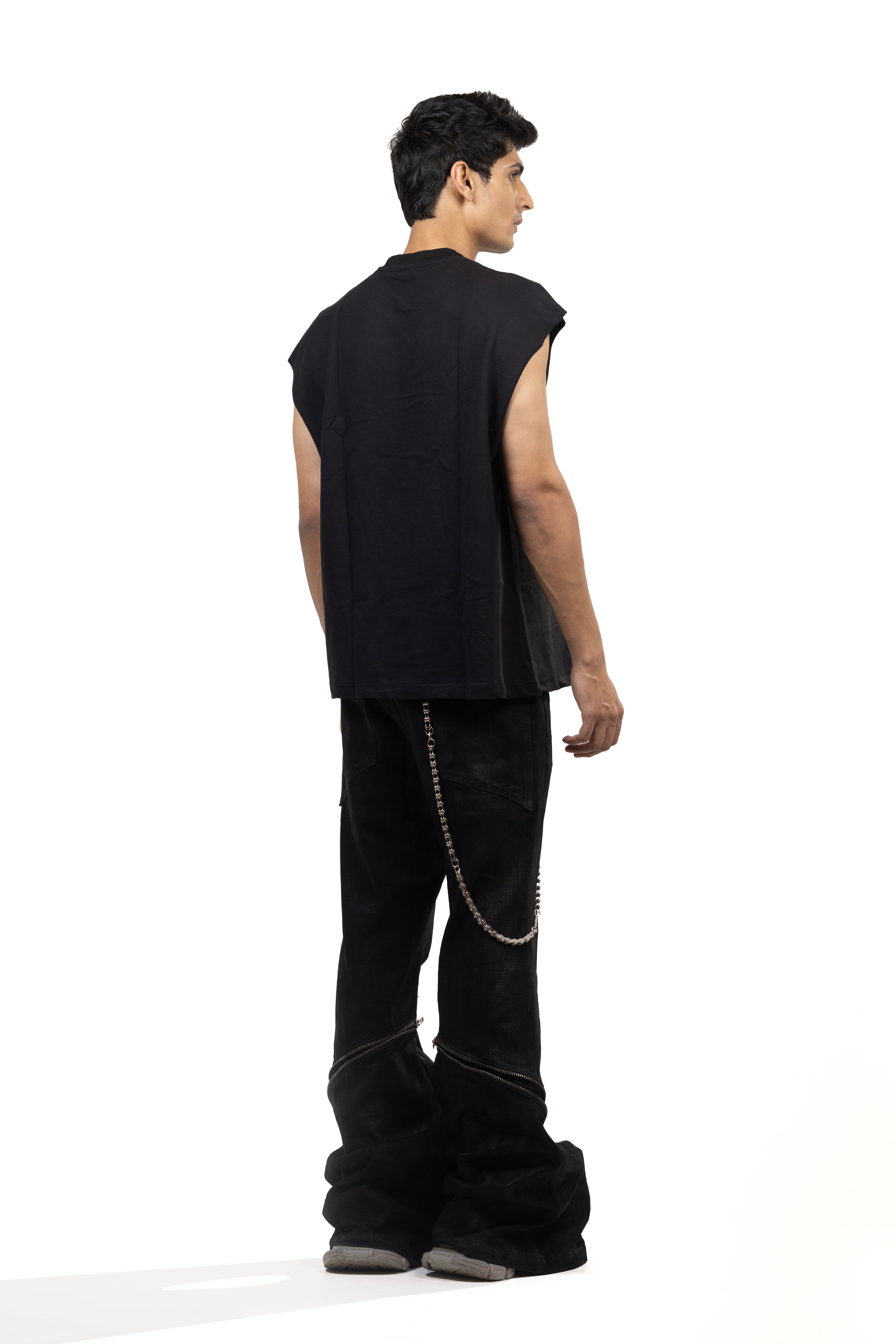 Unreborn Project Hardcore Metal Logo - Black Tank - view 5