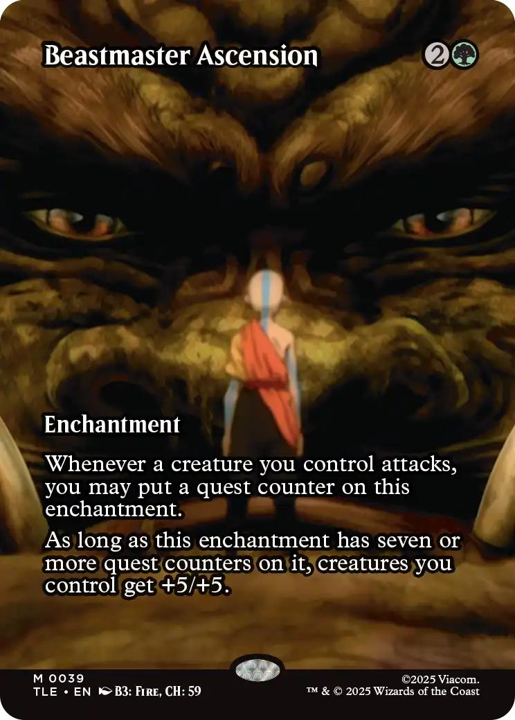 Beastmaster ascension 39 – Magic Beastmaster Ascension [39] [Borderless] [Source Material] [Avatar: The Last Airbender Eternal] [Non-Foil]
