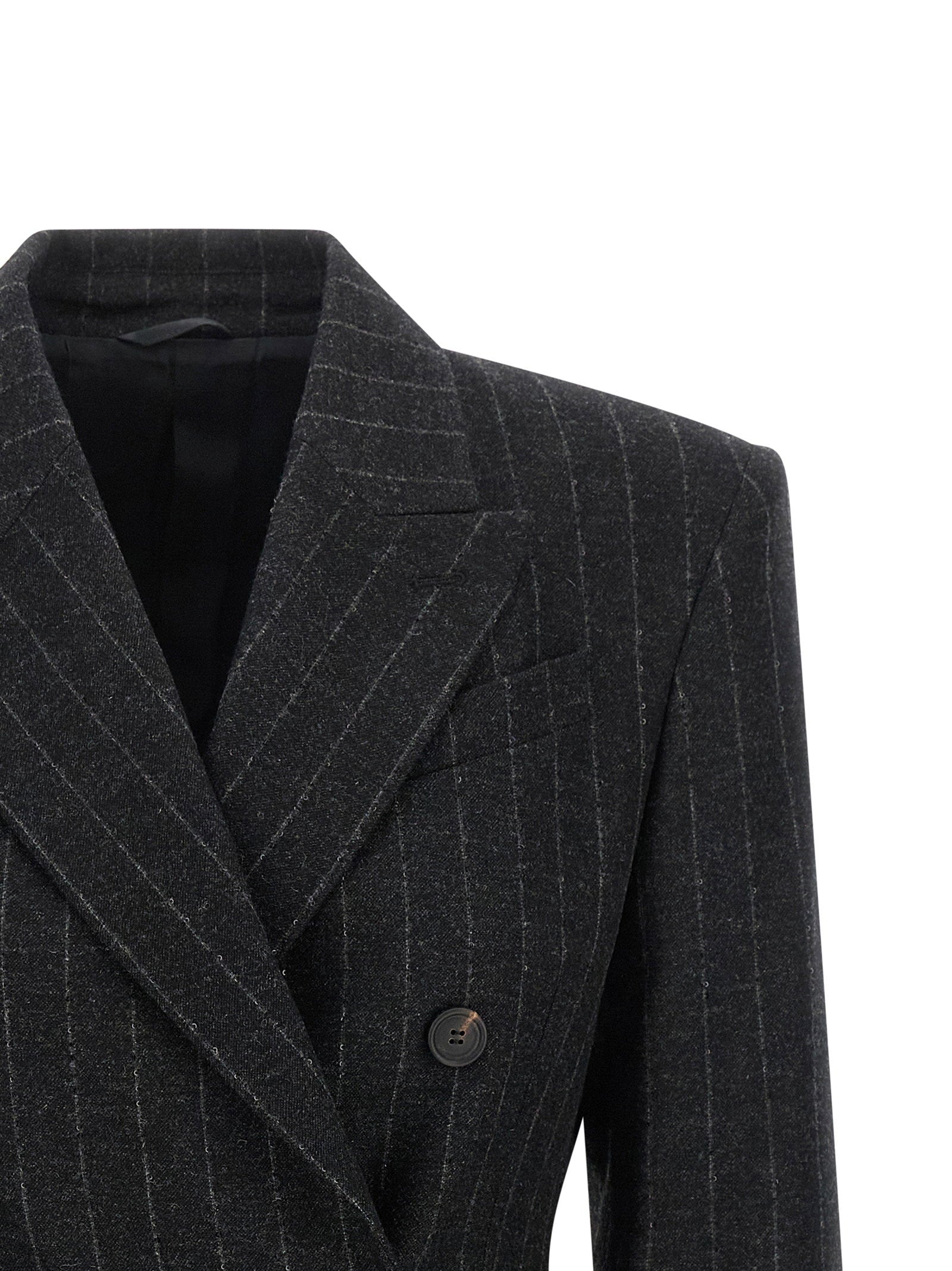 Brunello Cucinelli Pinstripe Blazer - view 3