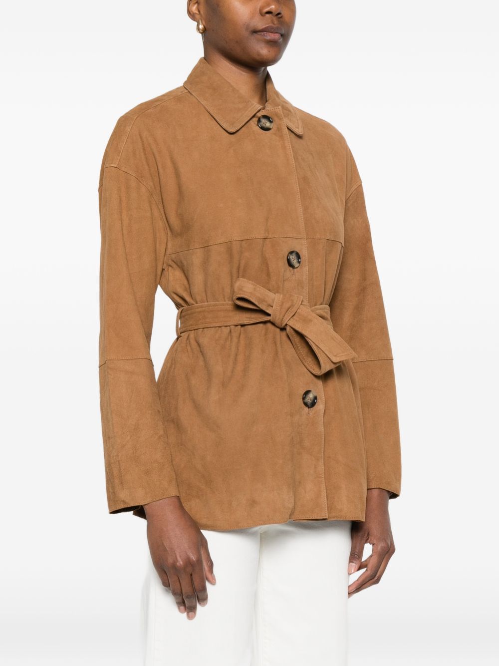 Peuterey Machuca suede leather jacket – Calf Suede 100% - view 3