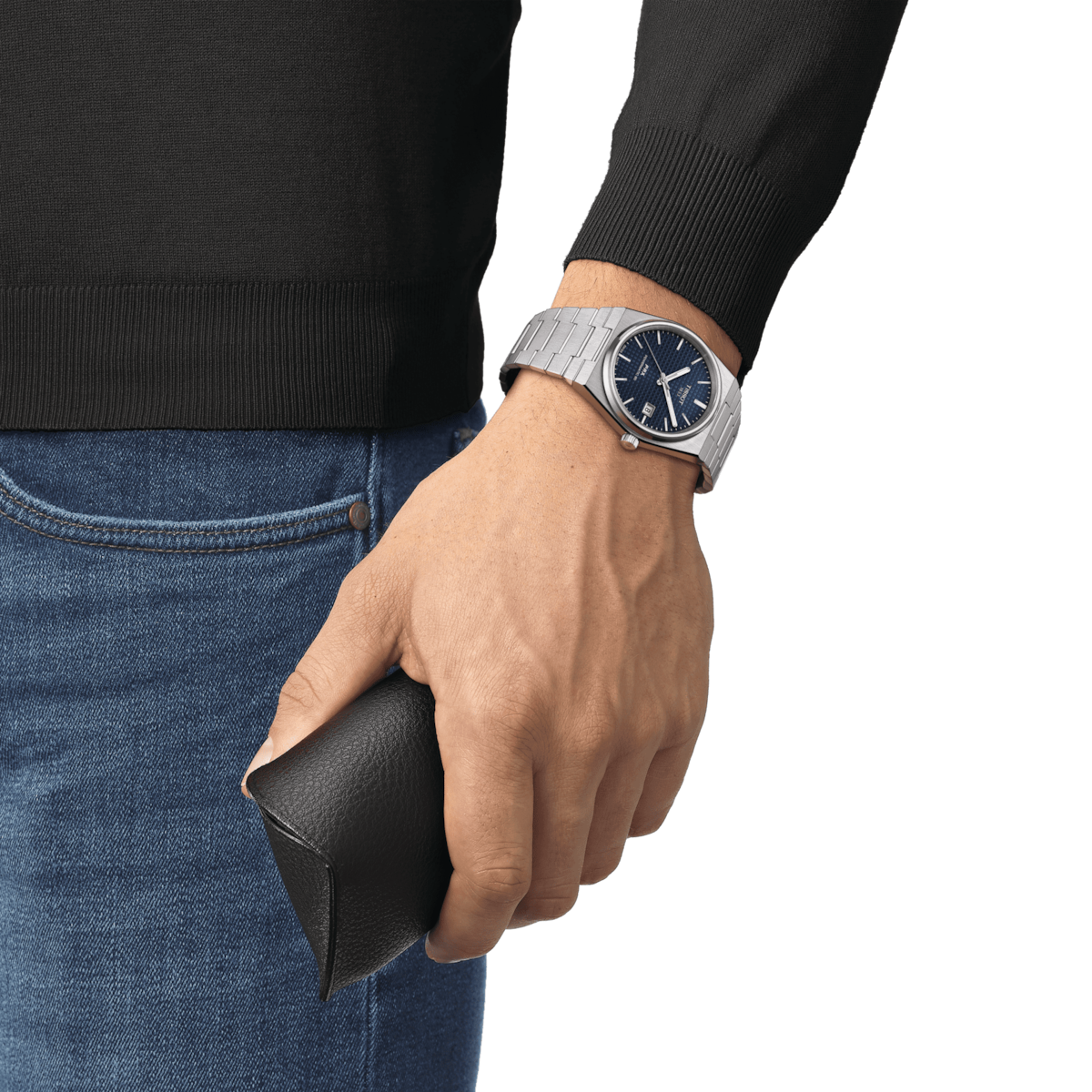 Tissot T-Classic PRX Blue Dial Men 40mm T1374071104100 - view 2