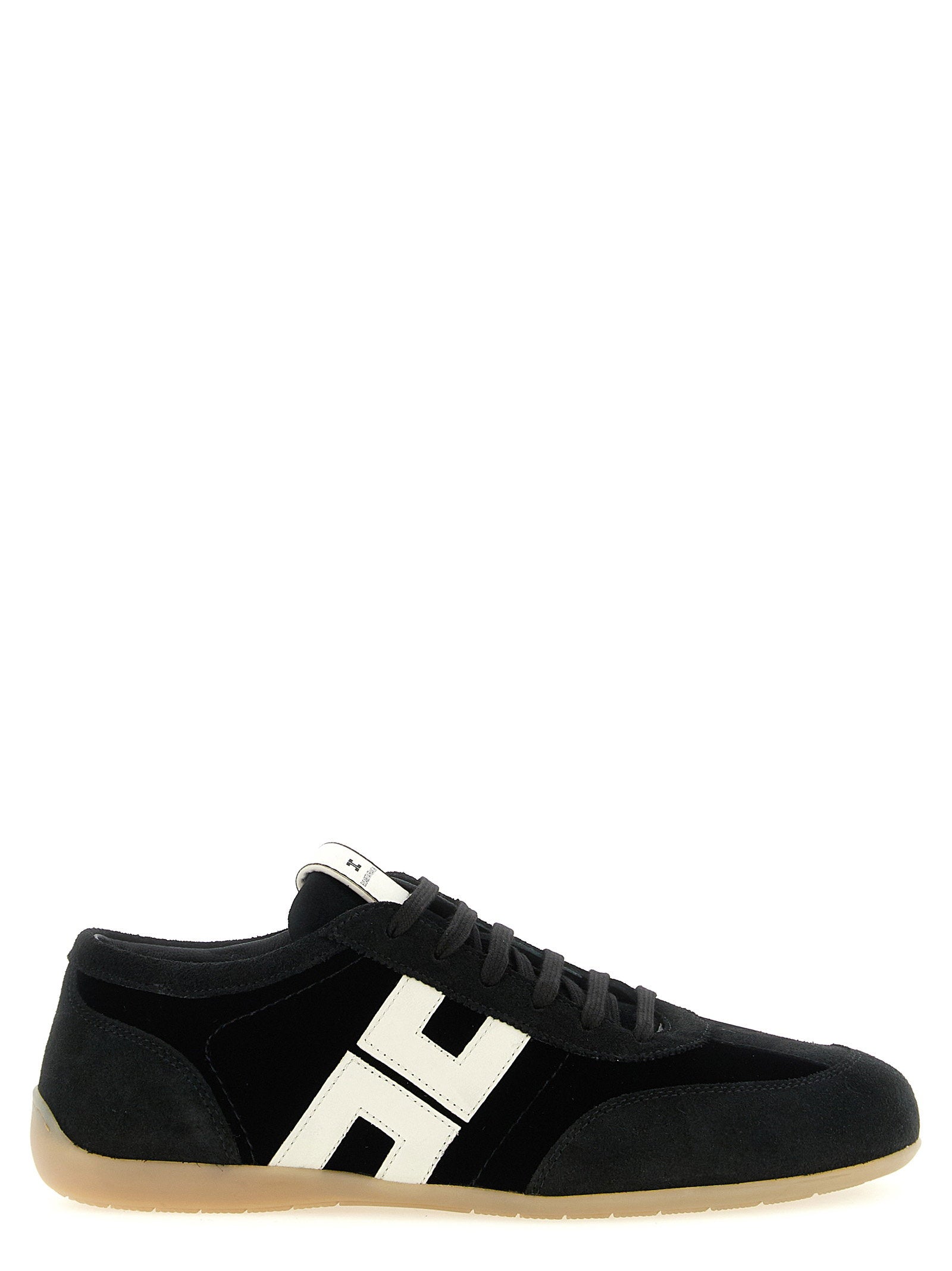 Elisabetta Franchi Nappa And Velvet Sneakers – 100% leather