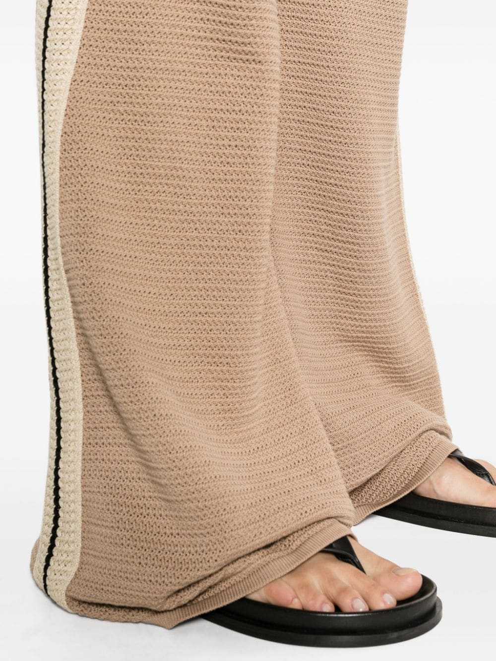 Palm Angels Logo tape knitted trousers - view 2