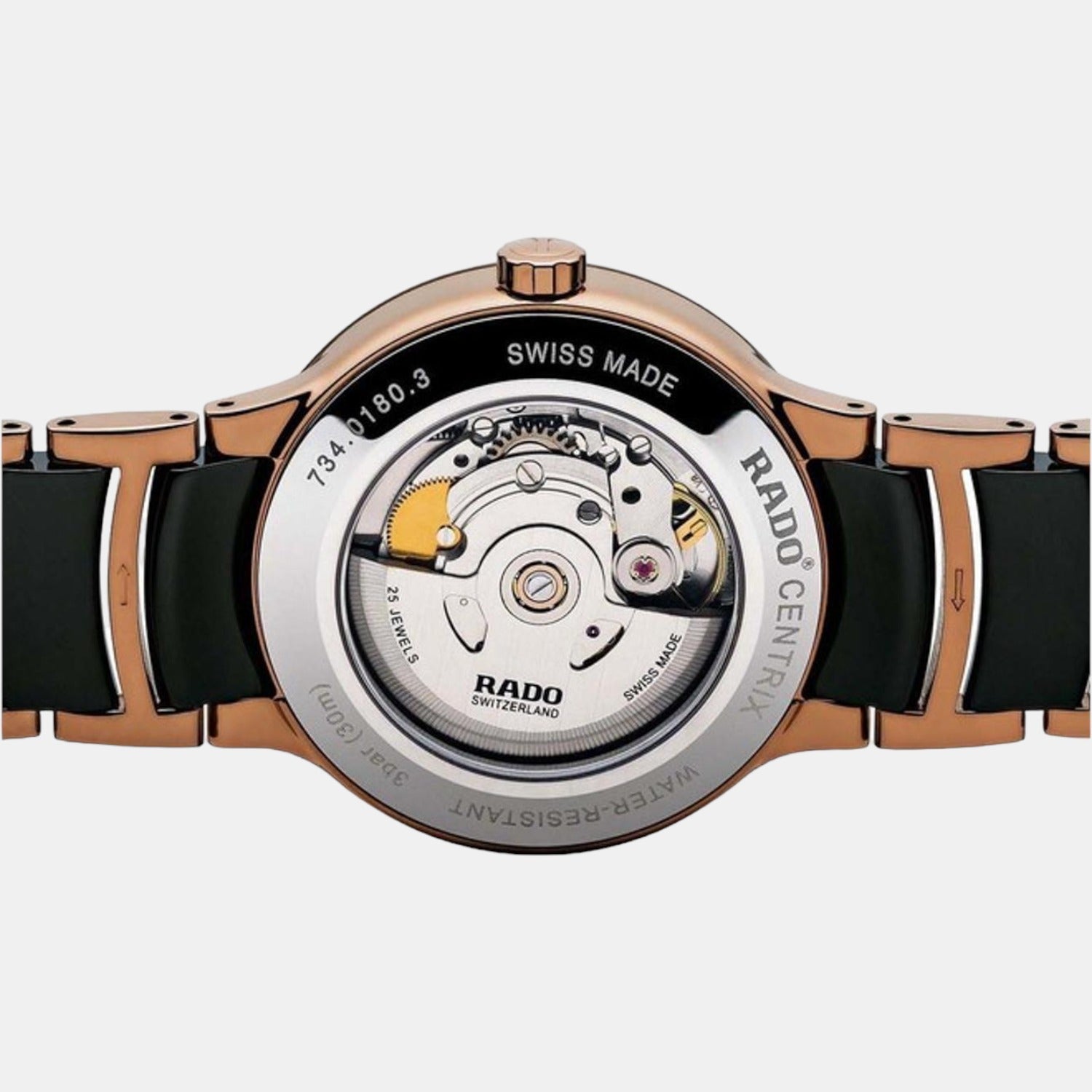 Rado Centrix Men Automatic Brown Dial Analog Stainless Steel Watch R30036302 - view 3