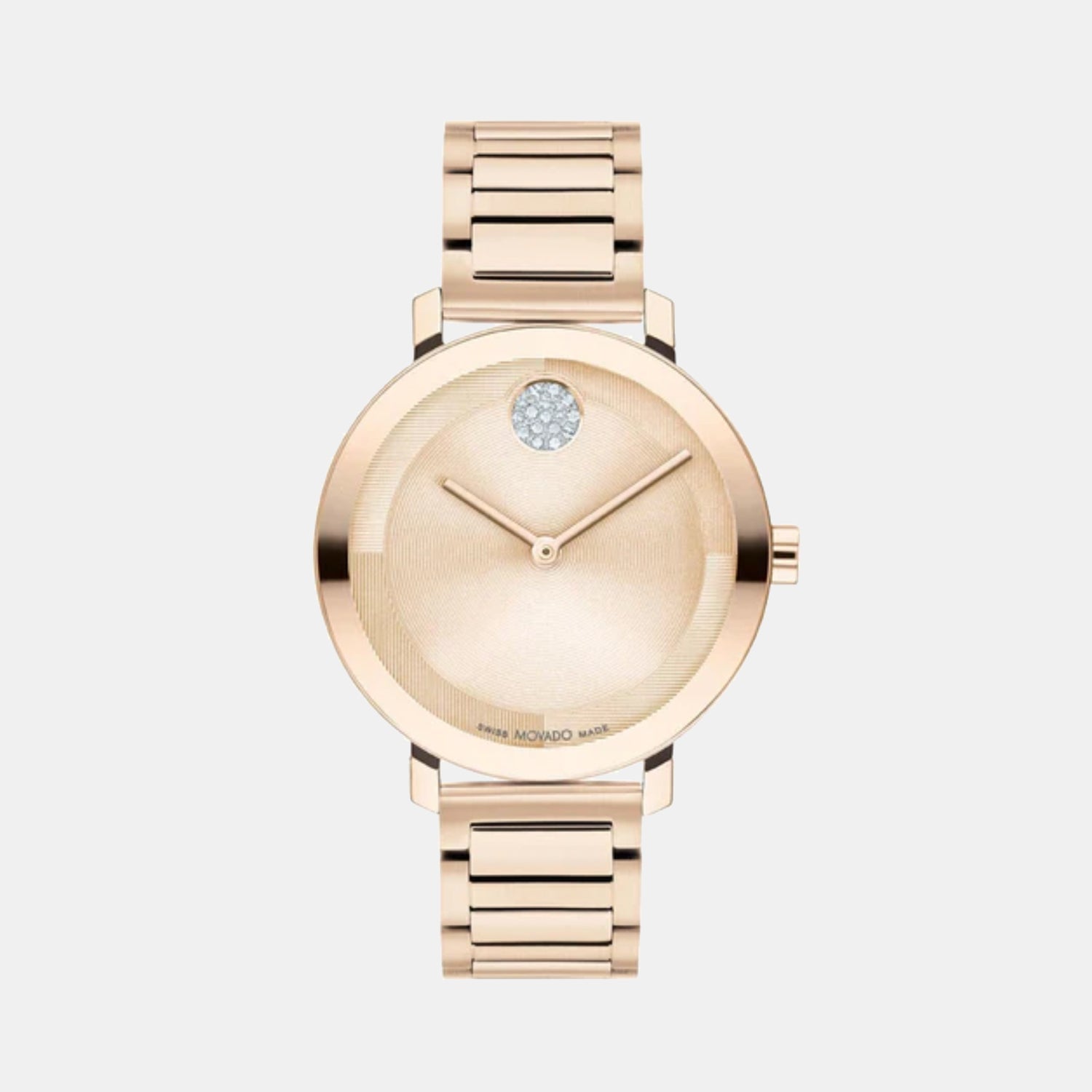 Movado Bold Evolution 2.0 Women Quartz Rose Gold Dial Analog Stainless Steel Watch 3601107