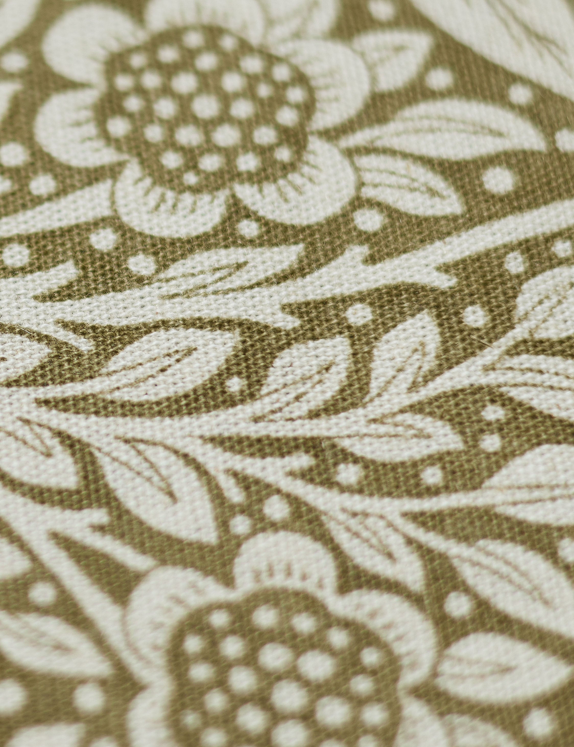 Lulu and Georgia Marigold Linen Blend Fabric by Morris & Co. - view 13