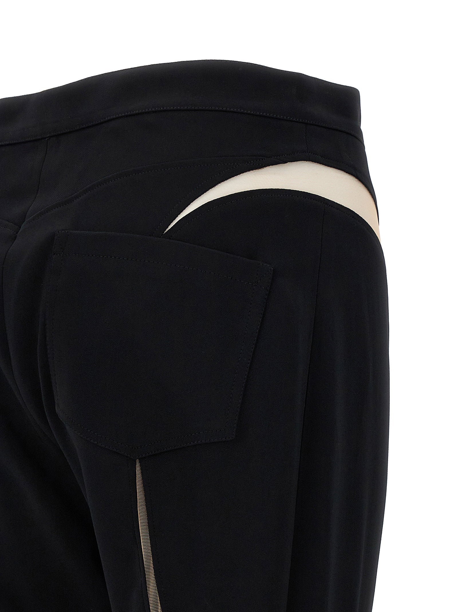 Mugler Mesh Insert Leggings – 96% viscose, 4% elastane - view 4