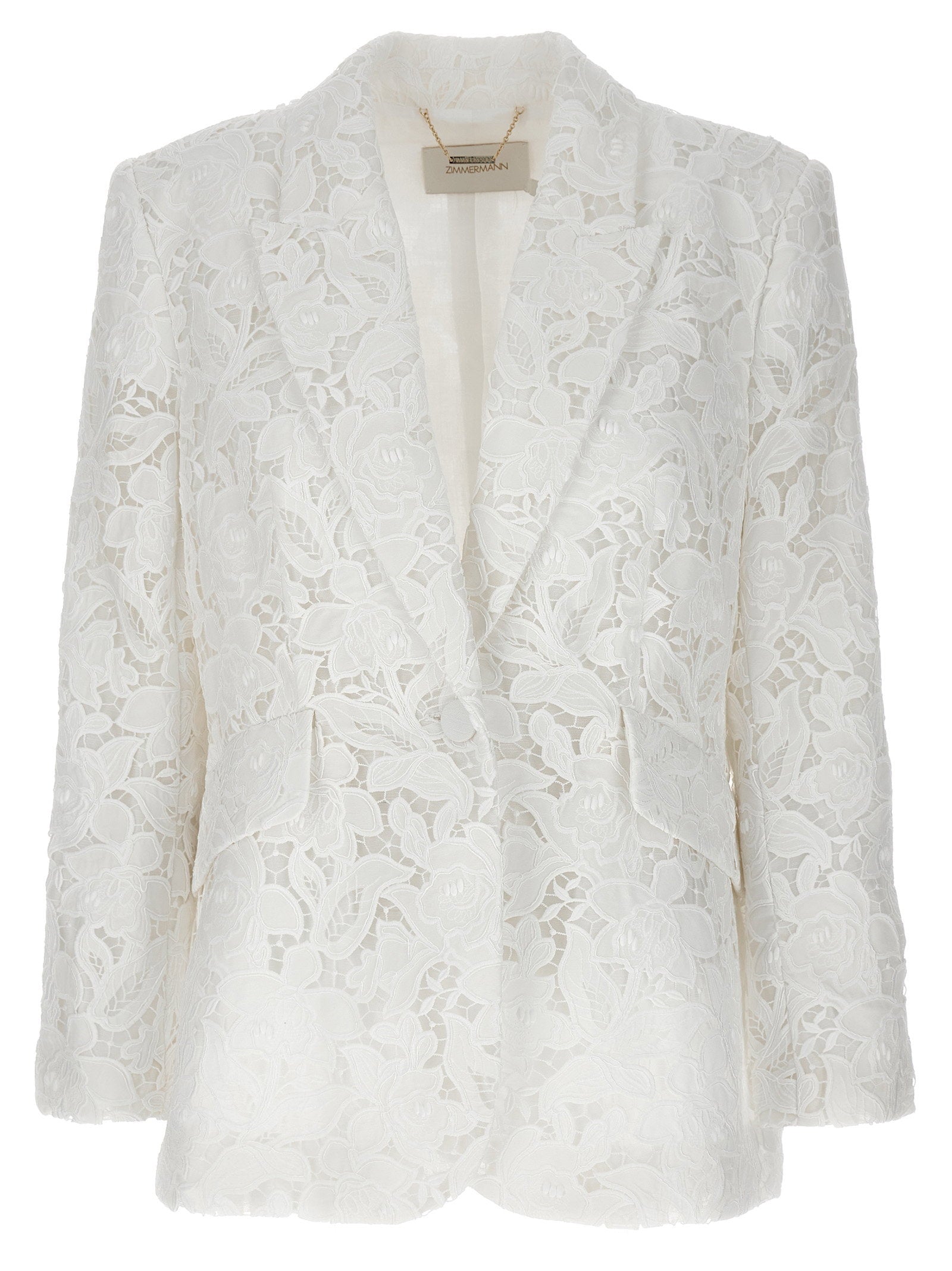 Zimmermann Natura Lace Blazer – 100% polyester