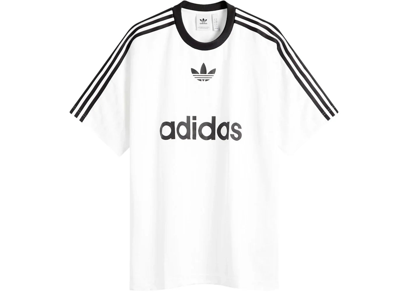 adidas Adicolor Poly T-shirt White/Black