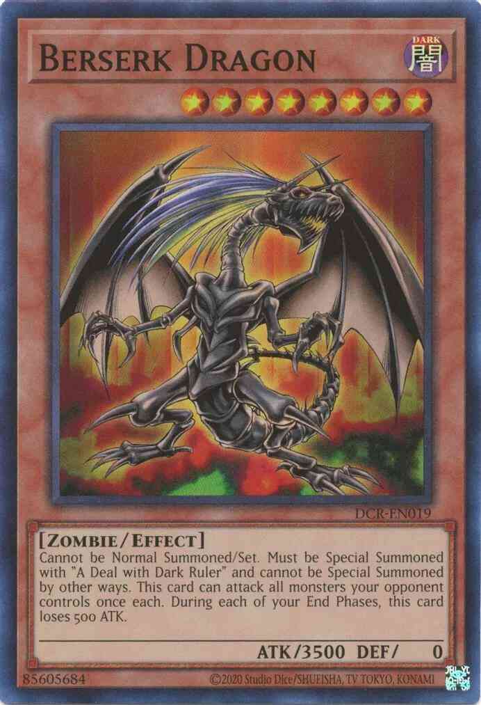 Yu-Gi-Oh! Berserk Dragon - 25th Anniversary - DCR-EN019 - Super Rare - Unlimited