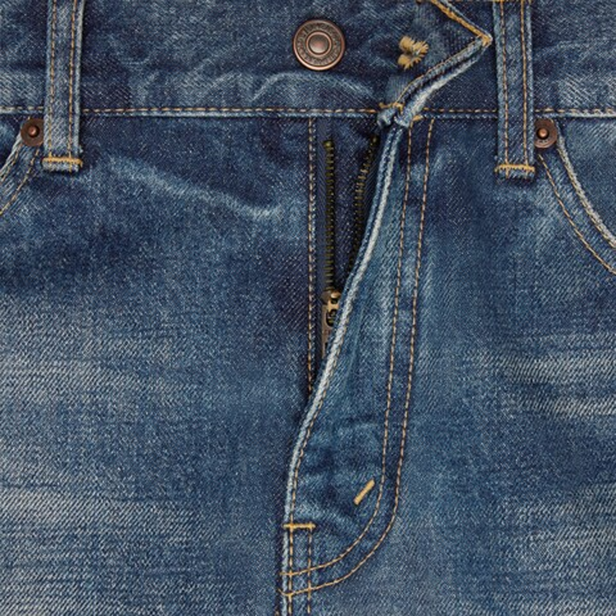 Celine Marco Jeans in Dark Union Wash Denim - view 2