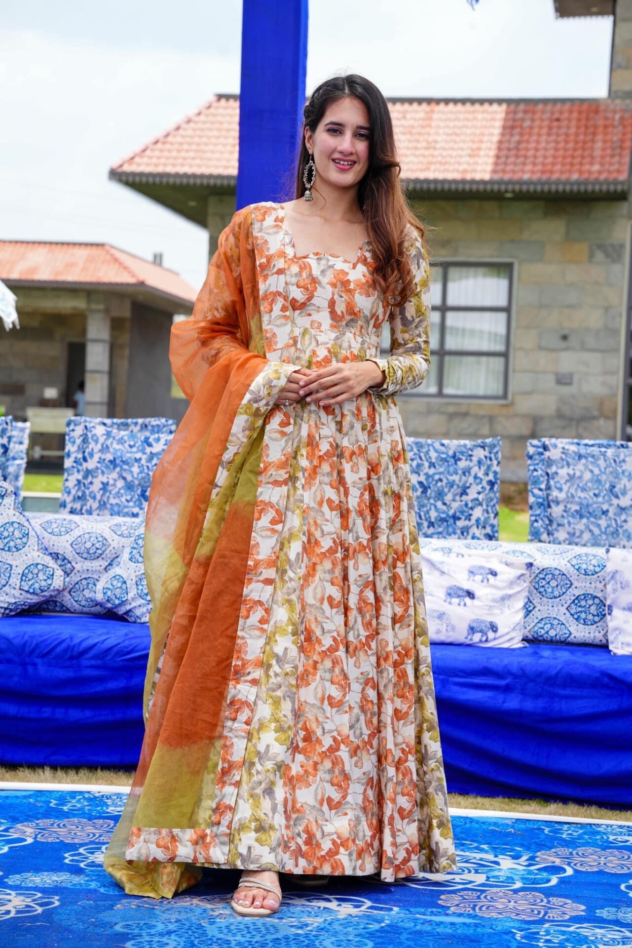 Idaho-o VintageVibe Muslin Floral Maxi - view 2