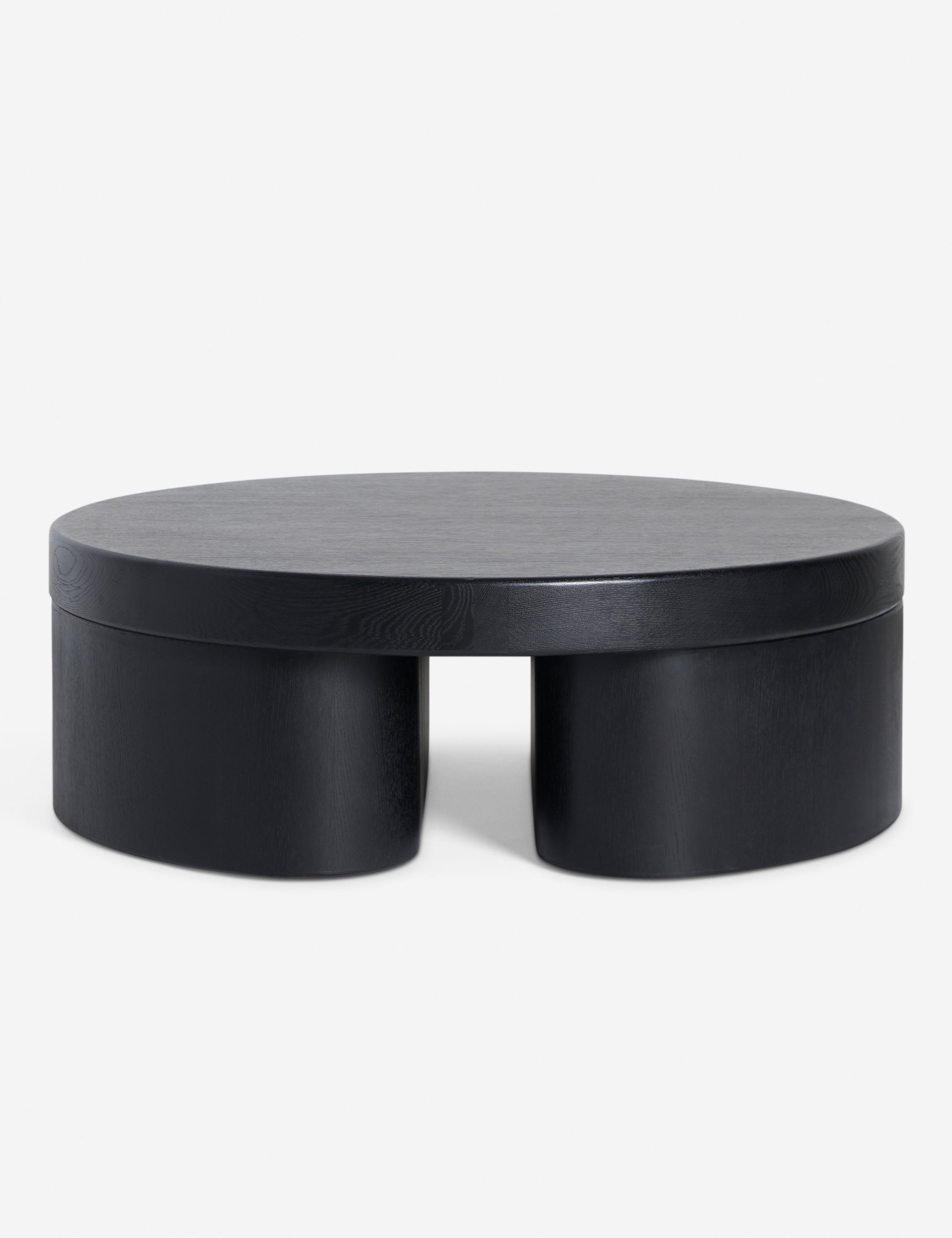 Lulu and Georgia Olga Round Coffee Table – Black