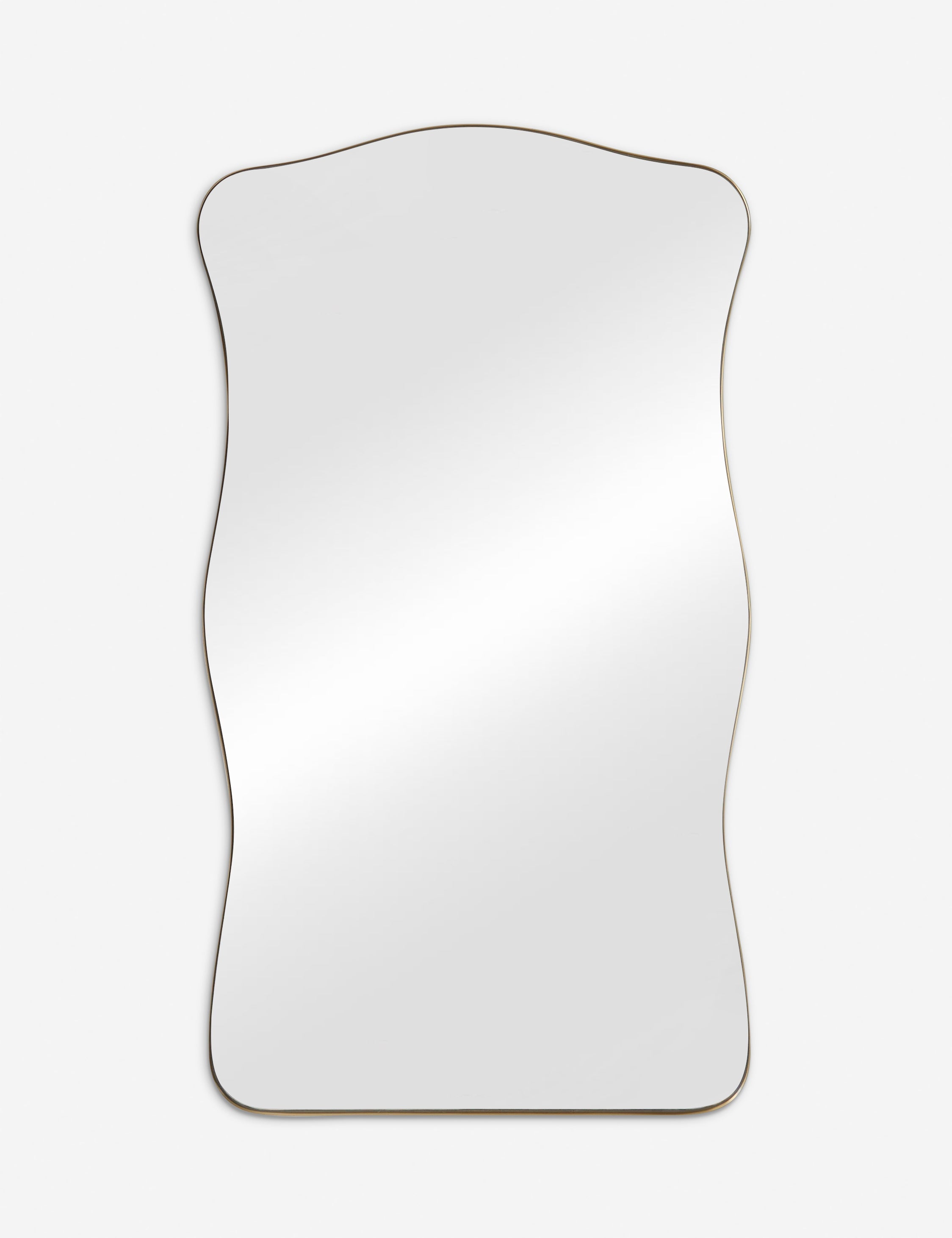 Lulu and Georgia Lemay Floor Mirror – Brass