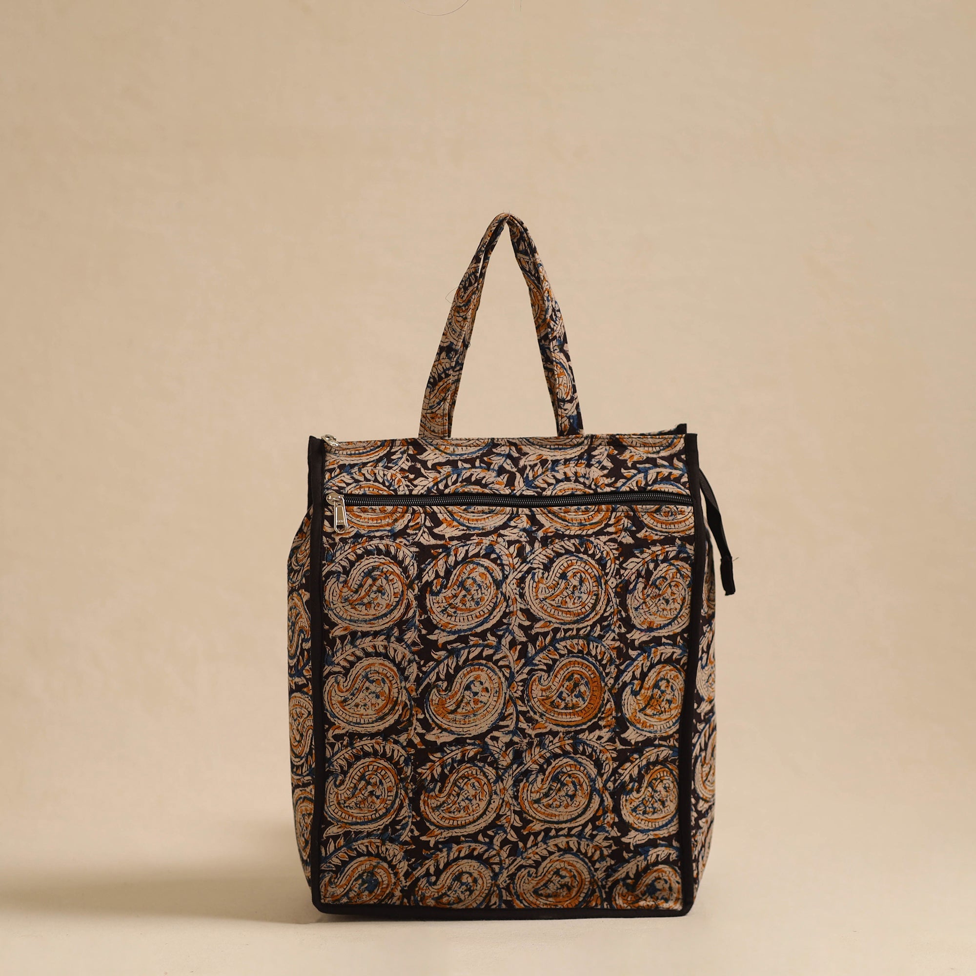 NOORI BAZAR Black - Handcrafted Cotton Shopping Hand Bag 22
