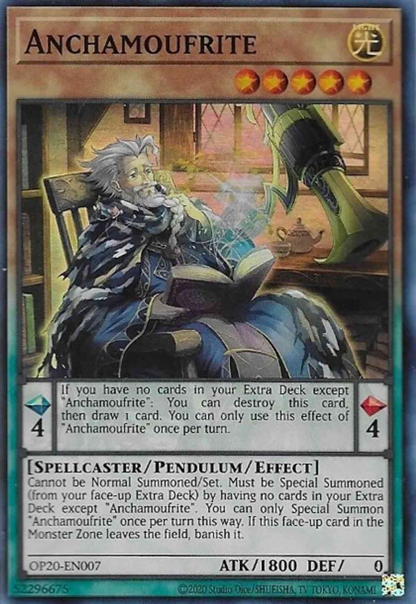 Yu-Gi-Oh! Anchamoufrite - OP20-EN007 - Super Rare - Unlimited