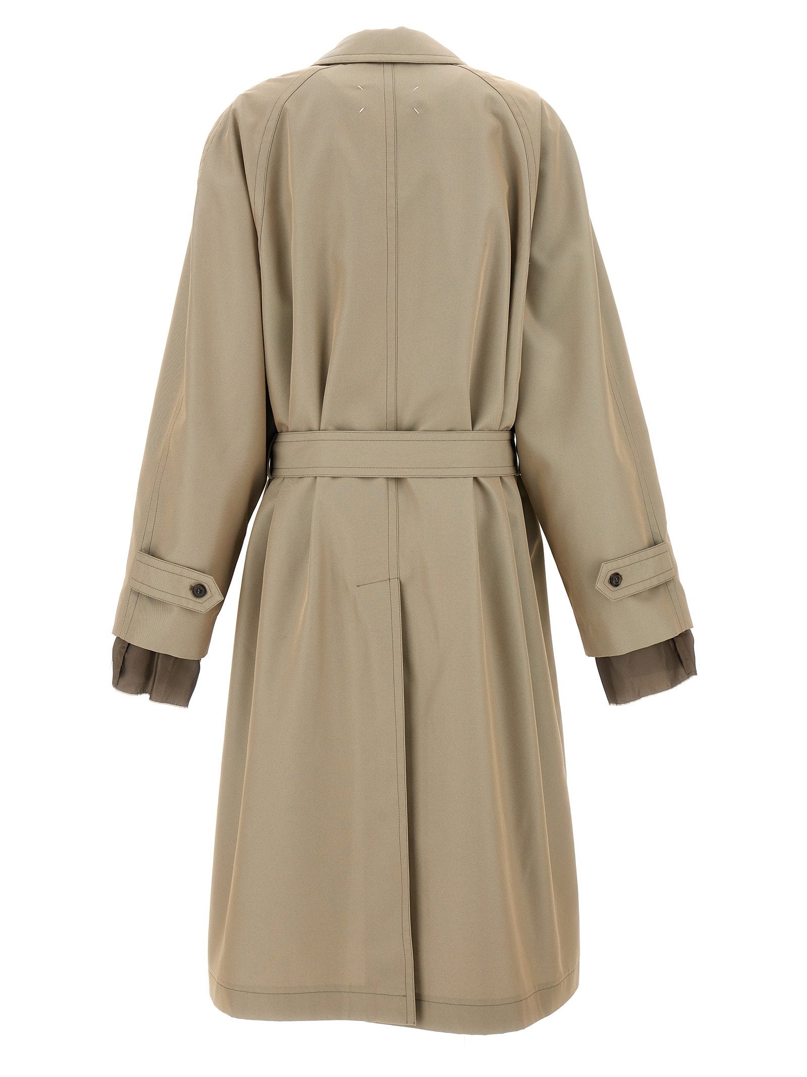Maison Margiela Long Single-breasted Trench Coat - view 2