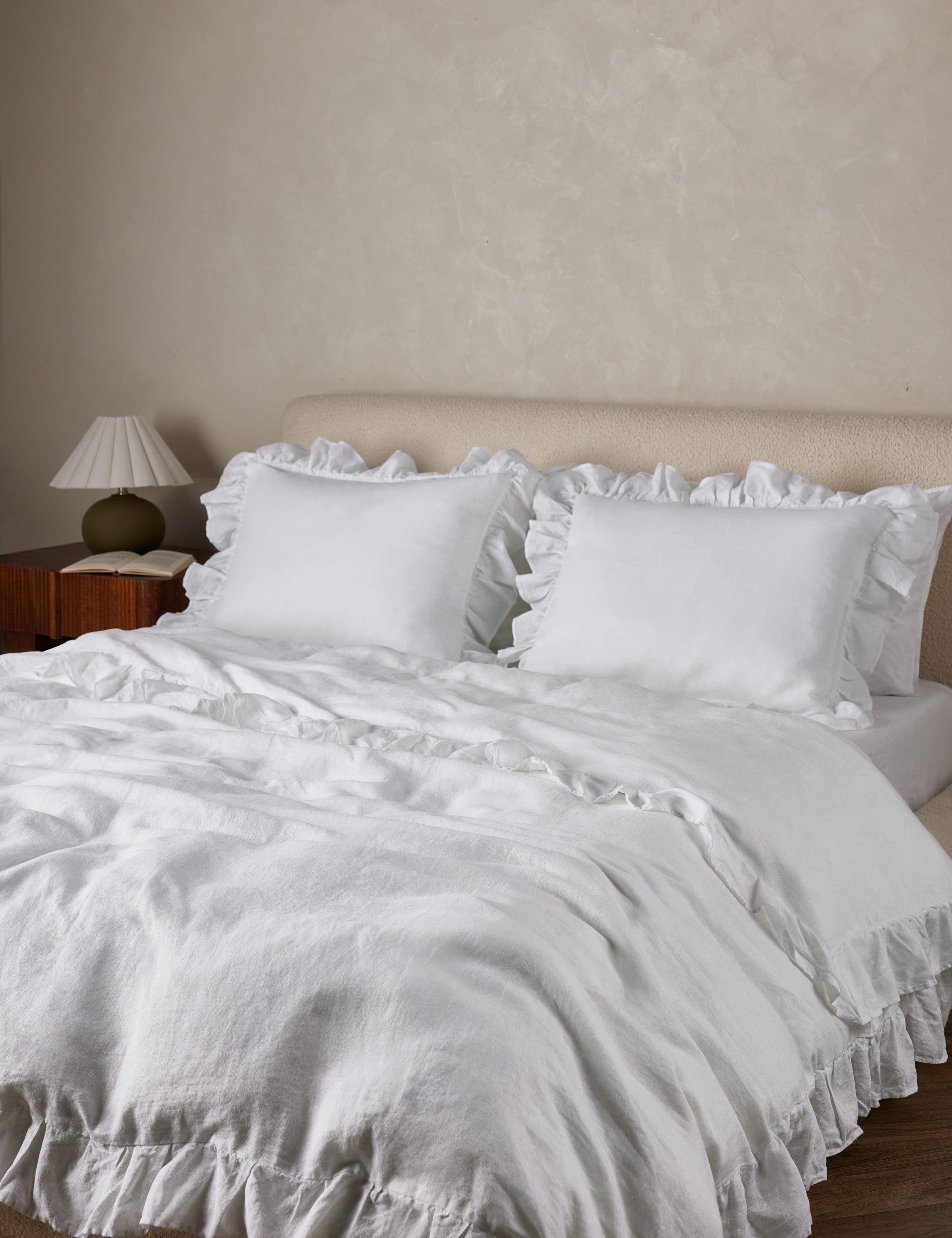 Lulu and Georgia Charlie Linen Duvet by Pom Pom at Home - view 8