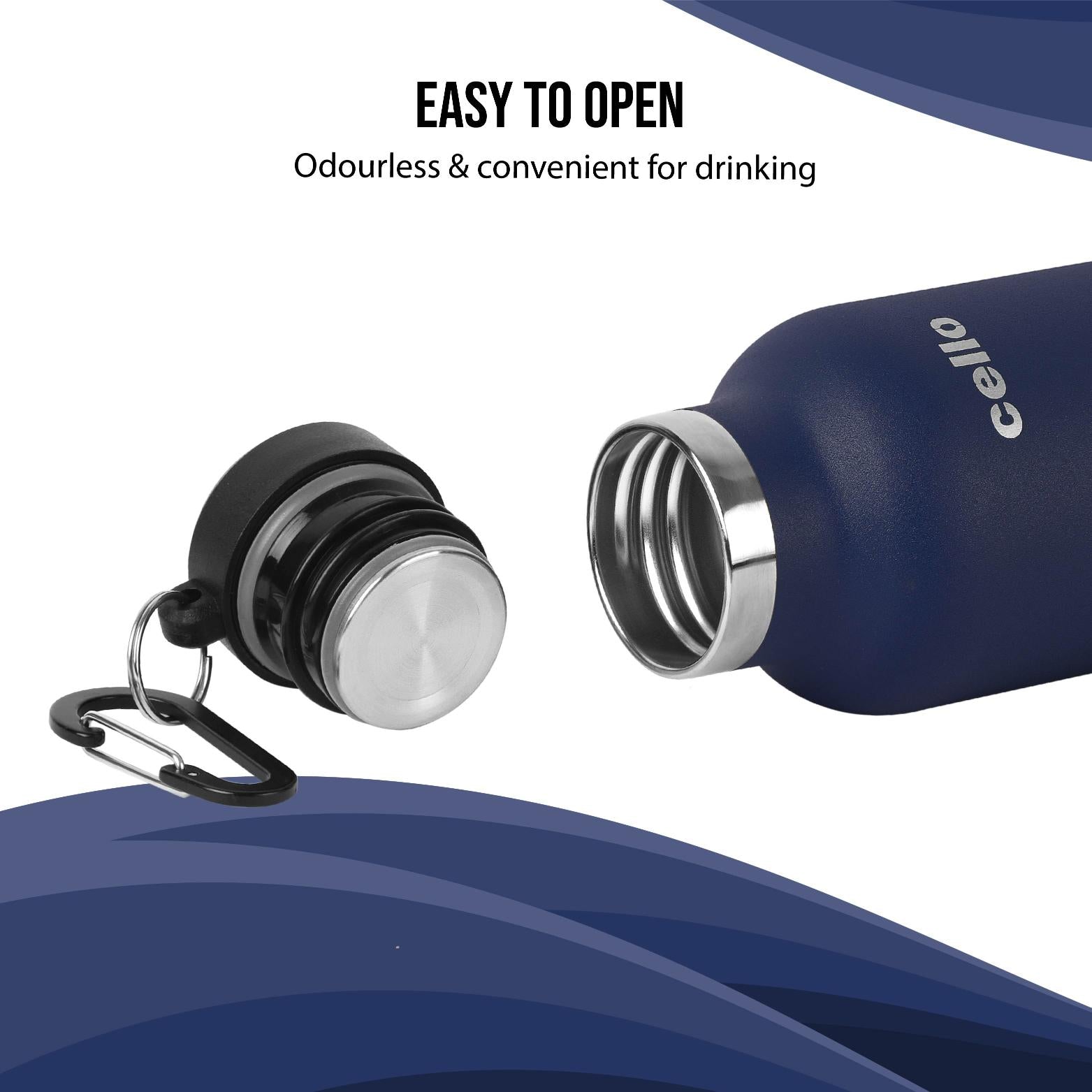 Cello Duro Hector Flask, Vacusteel Water Bottle - view 66