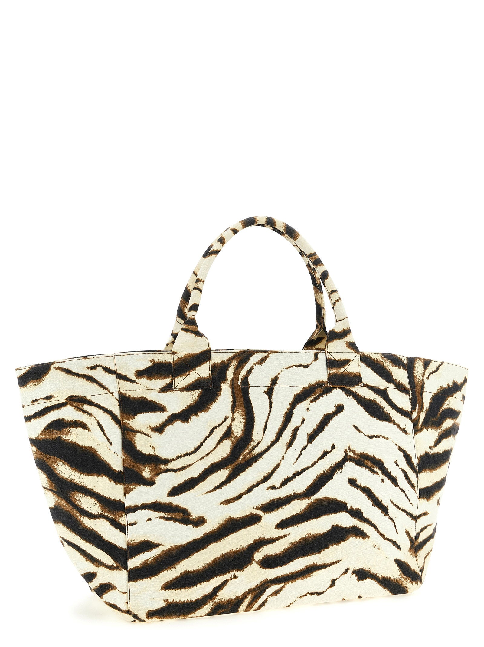 Ganni Xxl Zebra Shopping Bag – 100% recycled cotton - view 2