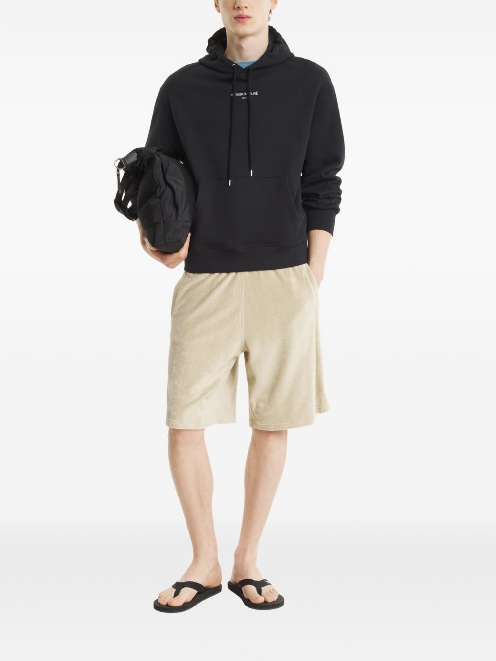 Maison Kitsuné Logo cotton hoodie – Organic Cotton 100% - view 2